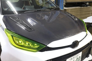 GARAGE VARY BONNET TWILL CARBON FOR TOYOTA GR YARIS GXPA16 10 30-8020