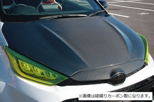 GARAGE VARY BONNET PLAIN CARBON FOR TOYOTA GR YARIS GXPA16 10 30-8034