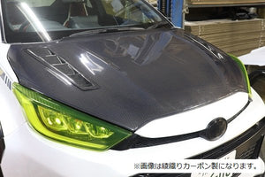 GARAGE VARY BONNET PLAIN CARBON FOR TOYOTA GR YARIS GXPA16 10 30-8034
