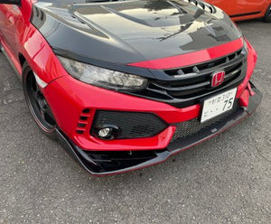 SEEKER FRP FRONT WING SPOILER UNPAINTED FOR HONDA CIVIC FK8 16000-FK8-F01