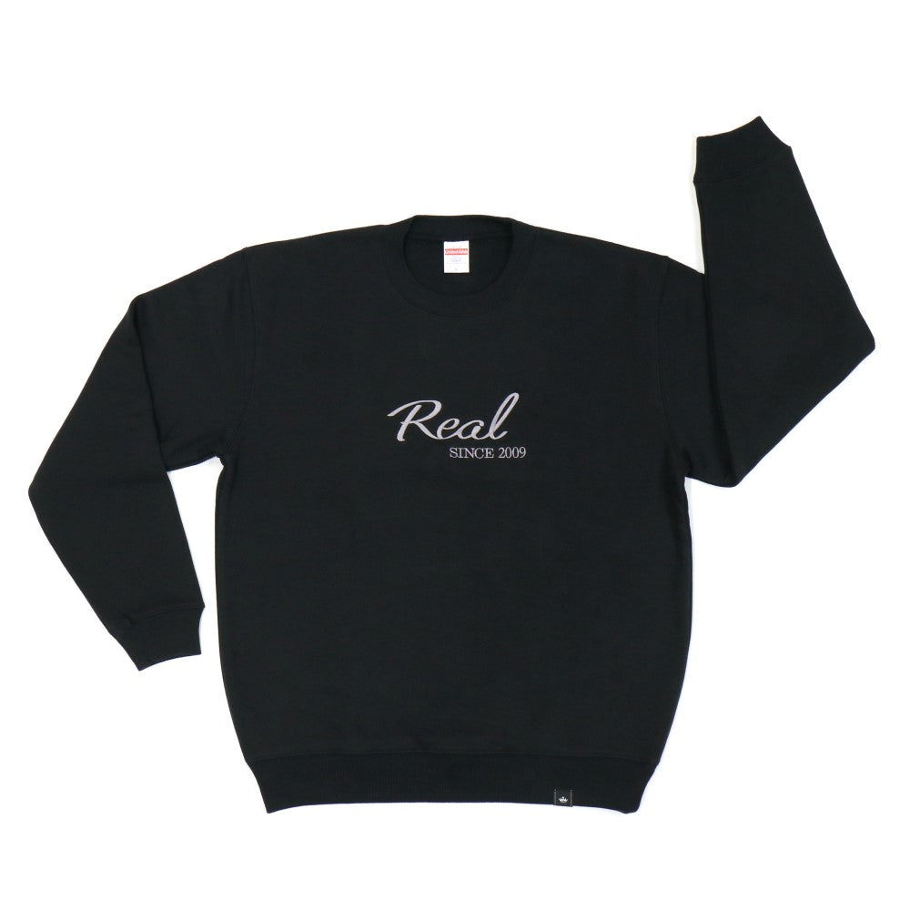 REAL SWEATSHIRT BLACK L SIZE REAL-SW1-BK-L