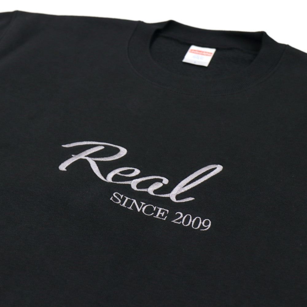 REAL SWEATSHIRT BLACK L SIZE REAL-SW1-BK-L