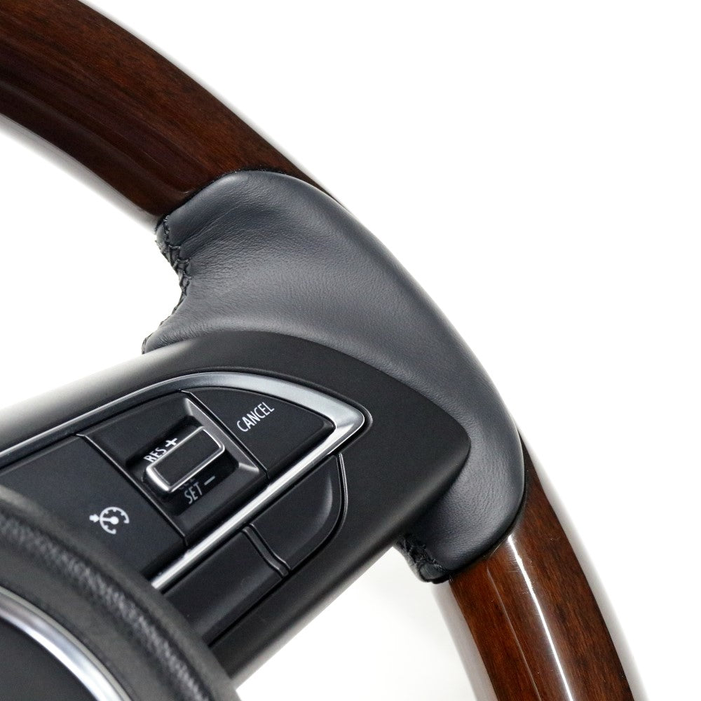 REAL ORIGINAL SERIES ALL WOOD ROUND SHAPE 16 DARK BROWN WOOD BLACK