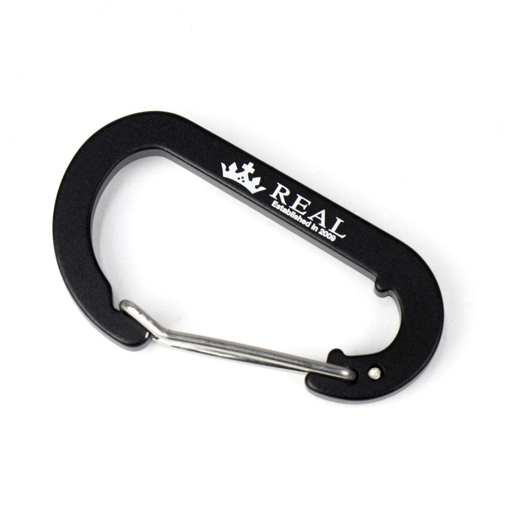 REAL CARABINER WITH REAL LOGO REAL-CRB