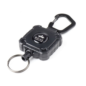 REAL REEL KEYCHAIN WITH REAL LOGO LARGE REAL-REEL-1