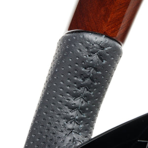 REAL ORIGINAL SERIES SOFT D SHAPE 56 BROWN WOOD BLACK STITCH STEERING WHEEL FOR HONDA N-BOX JF3 JF4 HNC-56BRW-BK