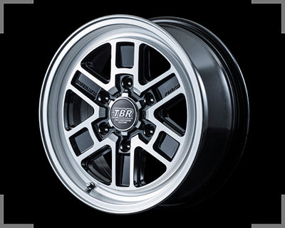 RAYS TWO BROTHERS RACING TB-01 15x5J +45 4x100 Black/ Full DC x1