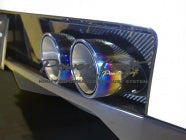 POWER CRAFT HYBRID EXHAUST MUFFLER SYSTEM 4 PIECES OUT BLACK TAIL FOR LAMBORGHINI GALLARDO P-LA320107-BKT