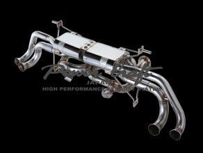 POWER CRAFT HYBRID EXHAUST MUFFLER SYSTEM SQUARE TAIL BLACK TAIL FOR LAMBORGHINI HURACAN LP610 P-LA300102-BKT