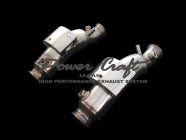 POWER CRAFT HYBRID EXHAUST MUFFLER SYSTEM 4 PIECES OUT FOR LAMBORGHINI GALLARDO P-LA320107