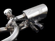 POWER CRAFT HYBRID EXHAUST MUFFLER SYSTEM 4 PIECES OUT BLACK TAIL FOR LAMBORGHINI GALLARDO P-LA320106-BKT