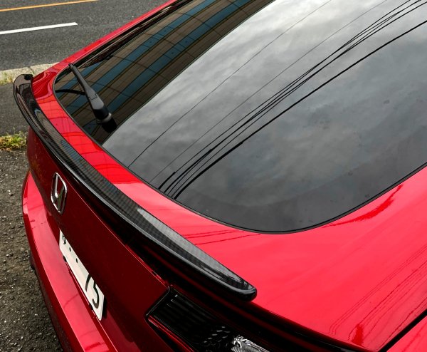 SEEKER FRP REAR SPOILER GRAY PEARL NH877P FOR HONDA CIVIC FL1 16020-FL1-F02-GR