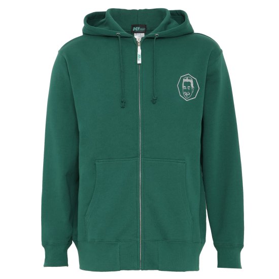 K1 PLANNING CRAFTSMAN ZIP-UP HOODIE GREEN P0006-L