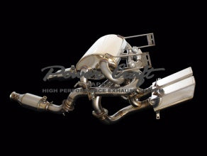 POWER CRAFT HYBRID EXHAUST MUFFLER SYSTEM BLACK TAIL FOR LAMBORGHINI MURCIELAGO LP670 SV P-LA350101-BKT