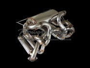 POWER CRAFT 4 PIECES OUT BUMPERLESS TYPE HYBRID EXHAUST MUFFLER SYSTEM FOR LAMBORGHINI DIABLO SV 5.7VT P-LA330103