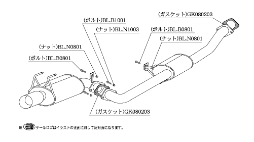 KAKIMOTO RACING EXHAUST KAKIMOTO.R FOR NISSAN SILVIA PS13 PS13  NS331