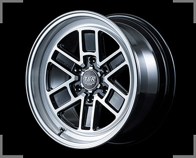 RAYS TWO BROTHERS RACING TB-01 18x9J +25 6x139.7 Black/ Full DC x1