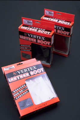 CAR MAKE T&E VERTEX LEATHER SHIFT BOOTS NISSAN WHITE SILVER THREAD S15 SILVIA 6MT FOR  CARMAKETE-00708