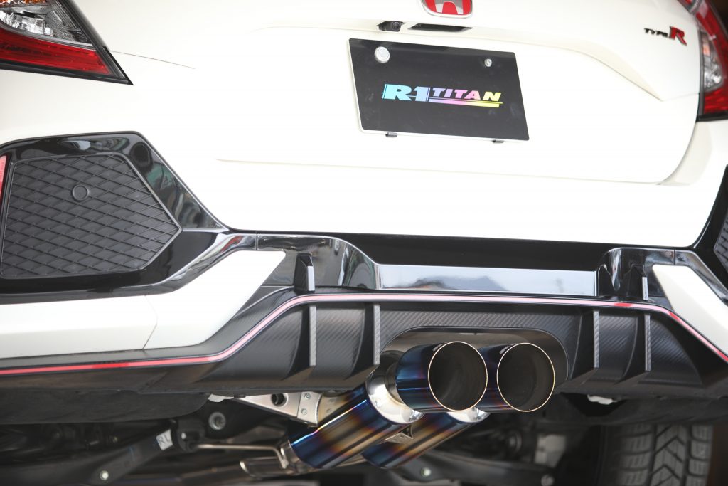 R1 TITAN TITANIUM EXHAUST EXTRA GOLD RING For HONDA CIVIC FK8 R1-TITAN-00001