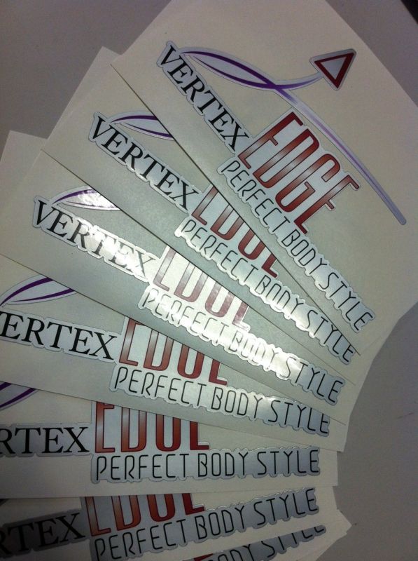CAR MAKE T&E VERTEX EDGE PERFECT BODY STYLE STICKER FOR  CARMAKETE-02884