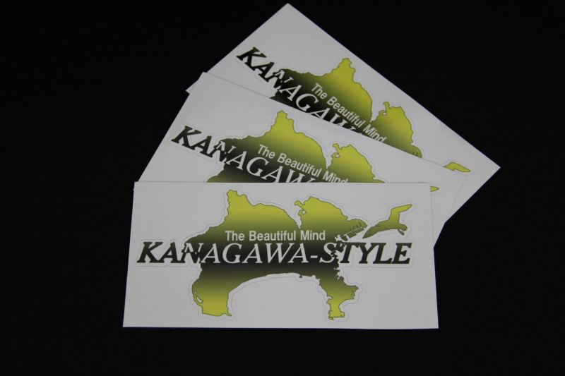 CAR MAKE T&E KANAGAWA-STYLE KANAGAWA STYLE STICKER YELLOW FOR  CARMAKETE-02860