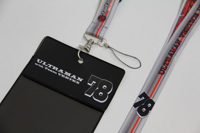 CAR MAKE T&E ULTRAMAN WITH TEAM VERTEX ORIGINAL NECK STRAP (WITH PASS CASE) FOR  CARMAKETE-03028