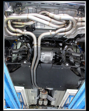 CAR MAKE T&E [R35 GT-R] LEGER FALL LEFT AND RIGHT DUAL FULL TITANIUM MUFFLER TORNADO FOR  CARMAKETE-02051