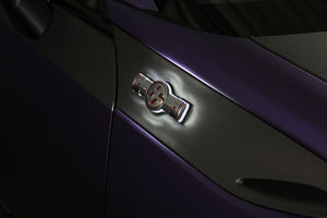 CAR MAKE T&E [TOYOTA 86] VERTEX LIGHTING SYSTEM LED EMBLEM FORZN6 86 SIDE EMBLEM PURE WHITE FOR  CARMAKETE-02036