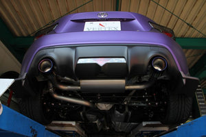 CAR MAKE T&E [TOYOTA ZN6 86] LEGERFORT FULL TITANIUM MUFFLER LEFT AND RIGHT 2 PIECES (WITH CENTER PIPE SUB-TYCO) 60.5Φ FOR  CARMAKETE-02945