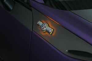 CAR MAKE T&E [TOYOTA 86] VERTEX LIGHTING SYSTEM LED EMBLEM FORZN6 86 SIDE EMBLEM PURE WHITE FOR  CARMAKETE-02036
