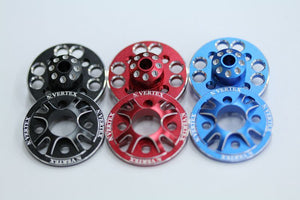 CAR MAKE T&E [VERTEX-RC] SPUR HOLDER STOPPER SET DRB DIB BLUE VT-012 FOR  CARMAKETE-02029