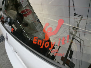 ZEROFIGHTER ENJOY IT !! LOGO DECAL ZEROF-00029