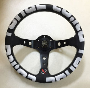 CAR MAKE T&E VERTEX STEERING WHEEL "TE.WHITE" 90MMDEEP 33Φ FOR  CARMAKETE-02022