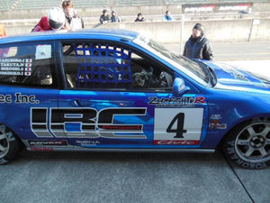 ZEROFIGHTER LOGO STICKER WHITE BORDER-BLACK-RED PLATED ZEROF-00025