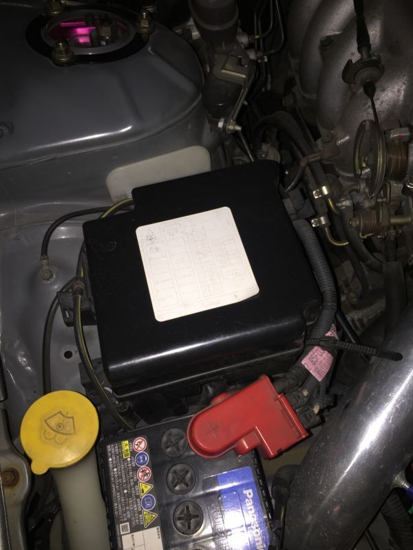 CAR MAKE T&E VERTEX FUSE BOX DIAGRAM S15 SILVIA BLACK FOR  CARMAKETE-02010