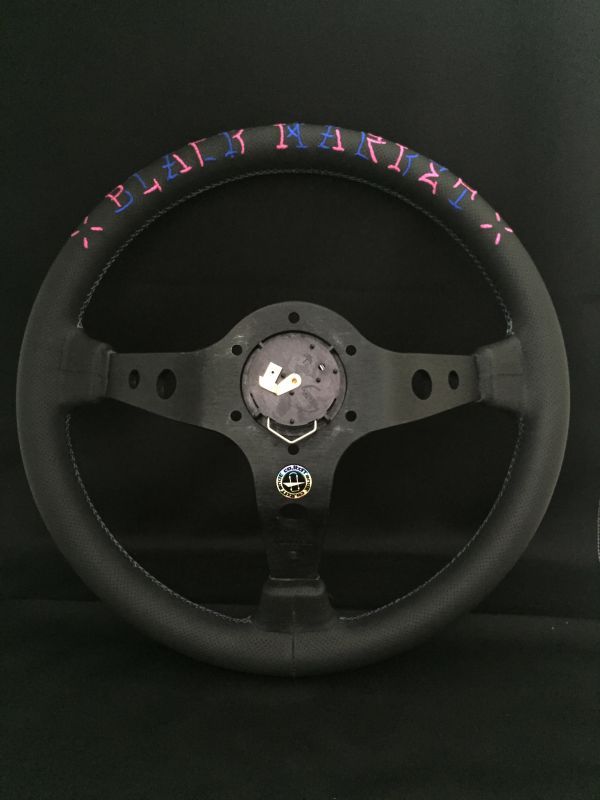 CAR MAKE T&E VERTEX STEERING WHEEL "VERTEX SPEED" 90MMDEEP 35Φ DESIGNED BY JUN WATANABE FOR  CARMAKETE-02008