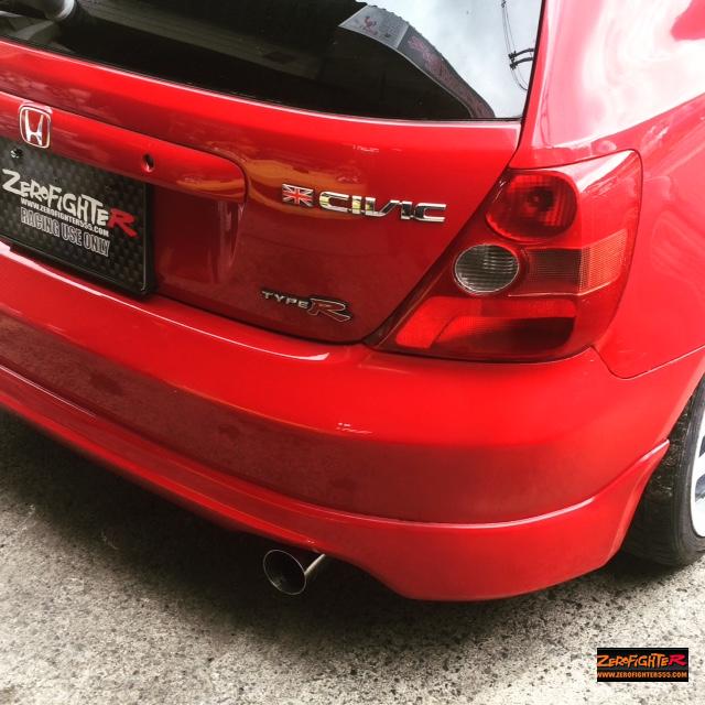 ZEROFIGHTER STRAIGHT MUFFLER REAR For HONDA DC5 TYPE R EP3 TYPE R ZEROF-00961