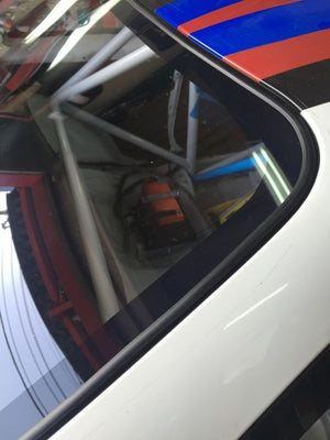 CAR MAKE T&E POLYCARBONATE REAR GLASS WITH WEATHERPROOF TREATMENT ON BOTH SIDES (4MM THICKNESS) TOYOTA JZZ30 SOARER FOR  CARMAKETE-02005