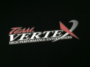 CAR MAKE T&E TEAM VERTEX STICKER (NEW LOGO) CHROME GRADATION FOR  CARMAKETE-02883