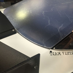 CAR MAKE T&E POLYCARBONATE REAR GLASS WITH WEATHERPROOF TREATMENT ON BOTH SIDES (4MM THICKNESS) TOYOTA JZZ30 SOARER FOR  CARMAKETE-02005