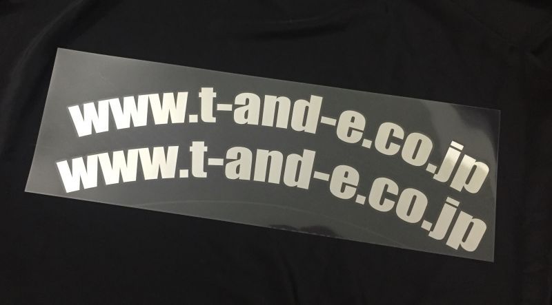 CAR MAKE T&E URL ROUND STICKER SET OF 2 (FOR FENDER) BLACK FOR  CARMAKETE-02877