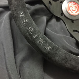 CAR MAKE T&E VERTEX X MEANSTREETS "LEGENDS NEVER DIE" 330MM STEERING WHEEL FOR  CARMAKETE-03026