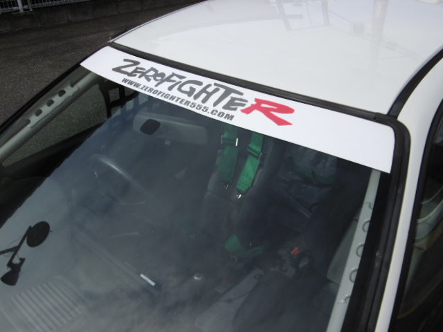 ZEROFIGHTER WINDOW STICKER WHITE ZEROF-00001