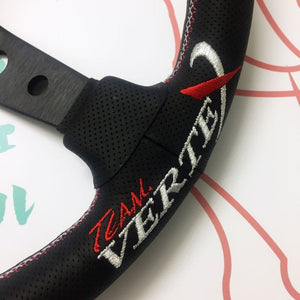 CAR MAKE T&E VERTEX VERSION KUMADORI 330MM DEEP STEERING WHEEL FOR  CARMAKETE-00001