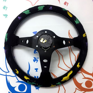 CAR MAKE T&E VERTEX STEERING WHEEL "VERTEX LEOPARD RING" 90MMDEEP 35Φ FOR  CARMAKETE-01223