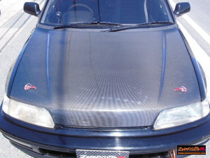 ZEROFIGHTER LIGHTWEIGHT CARBON BONNET HOOD For CIVIC EF9 ZEROF-00407