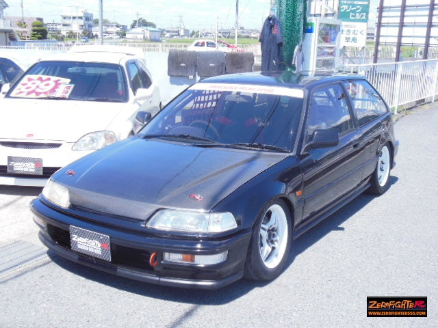 ZEROFIGHTER LIGHTWEIGHT CARBON BONNET HOOD For CIVIC EF9 ZEROF-00407