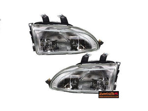 ZEROFIGHTER US OEM GLASS HEADLIGHT OEM For CIVIC 3-DOOR EG ZEROF-00605