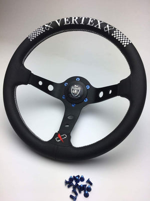 CAR MAKE T&E VERTEX STEERING WHEEL TITANIUM BOLT 6 PICE SET FOR  CARMAKETE-03033