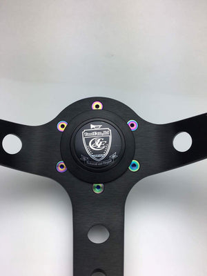 CAR MAKE T&E VERTEX STEERING WHEEL TITANIUM BOLT 6 PICE SET FOR  CARMAKETE-03033